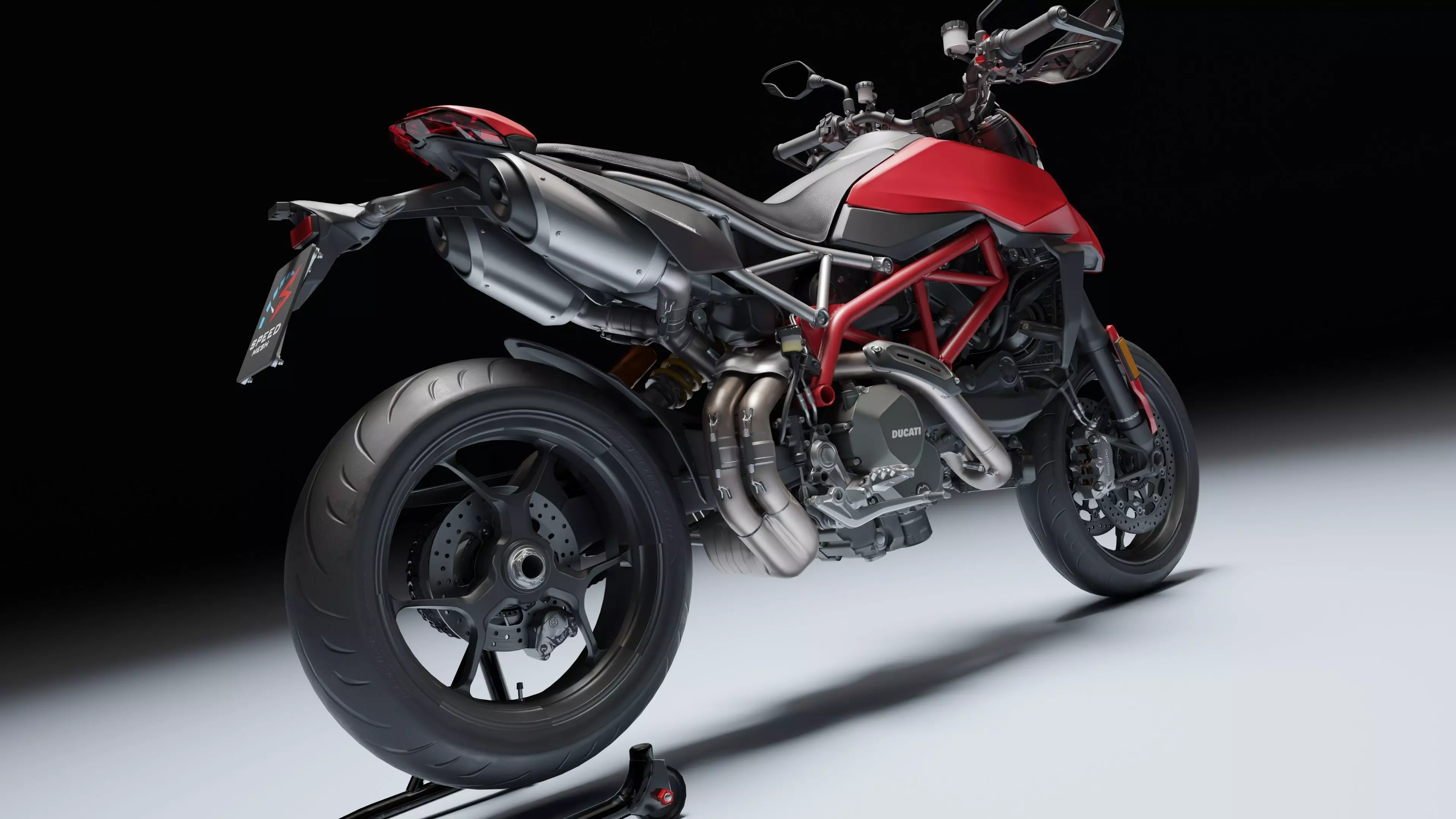Ducati Hypermotorad 950 2019 Low-poly 3D model_9