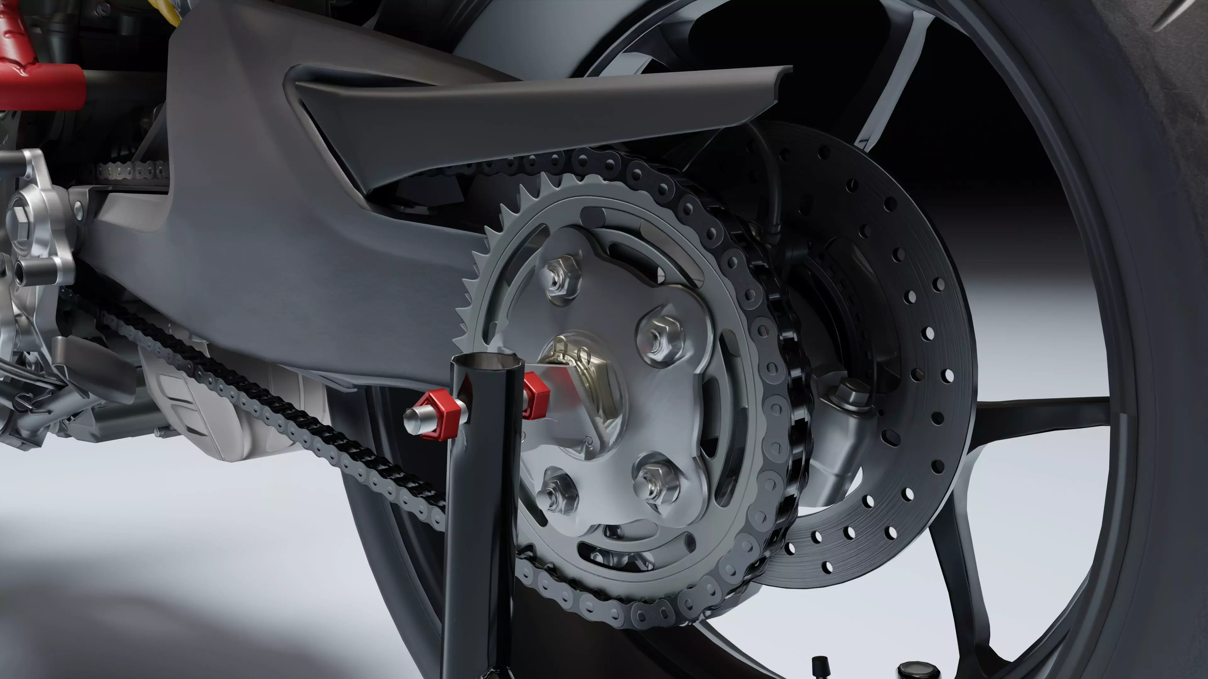 Ducati Hypermotorad 950 2019 Low-poly 3D model_16