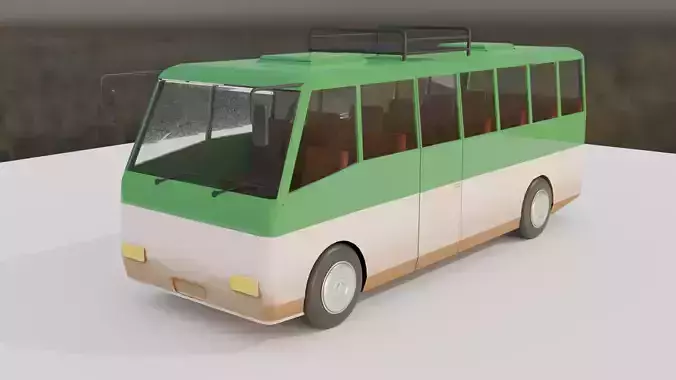 SIMPLE MEDIIUM POLY BUS