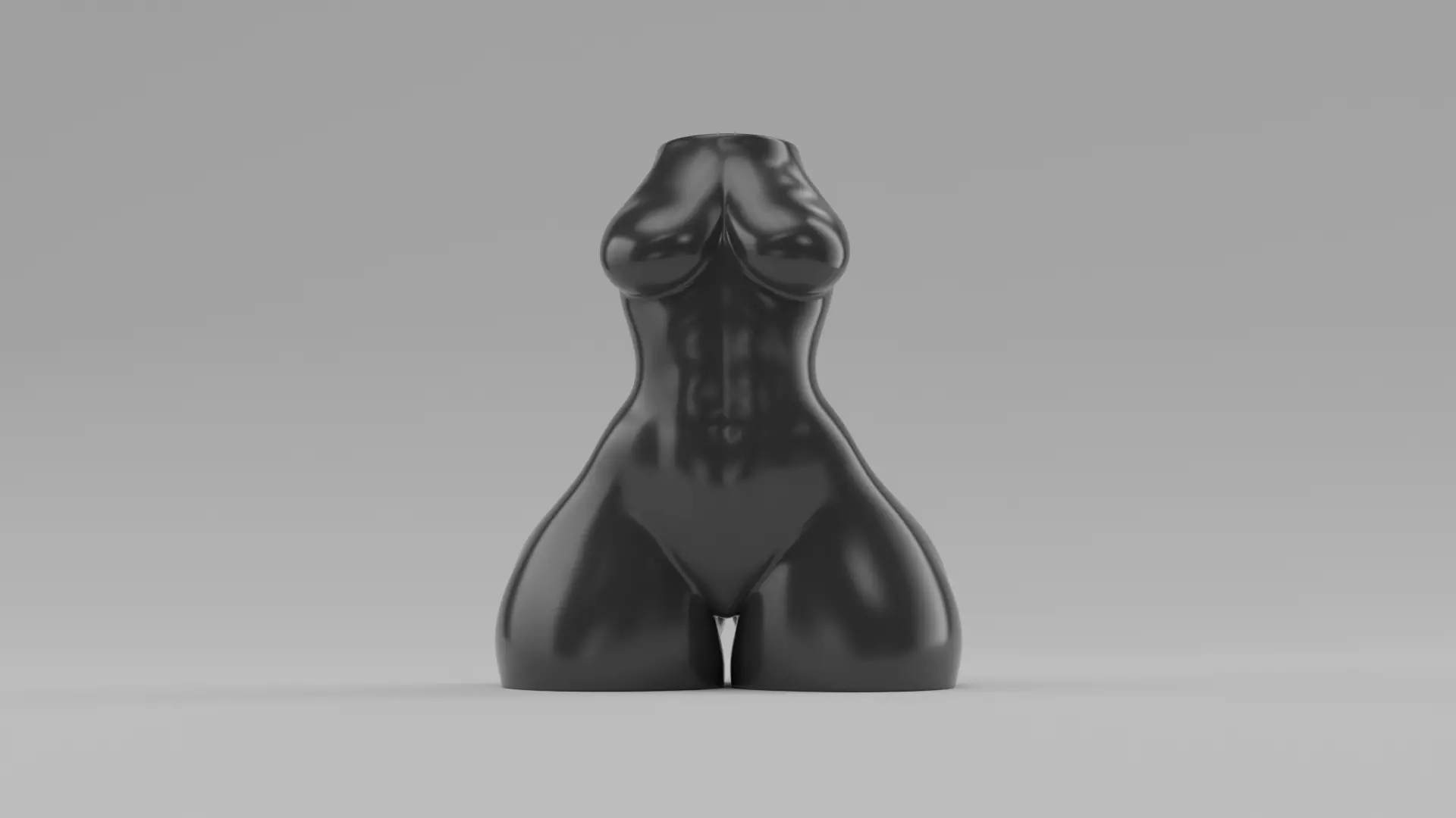 Feminine Body Vase 3D print model_4