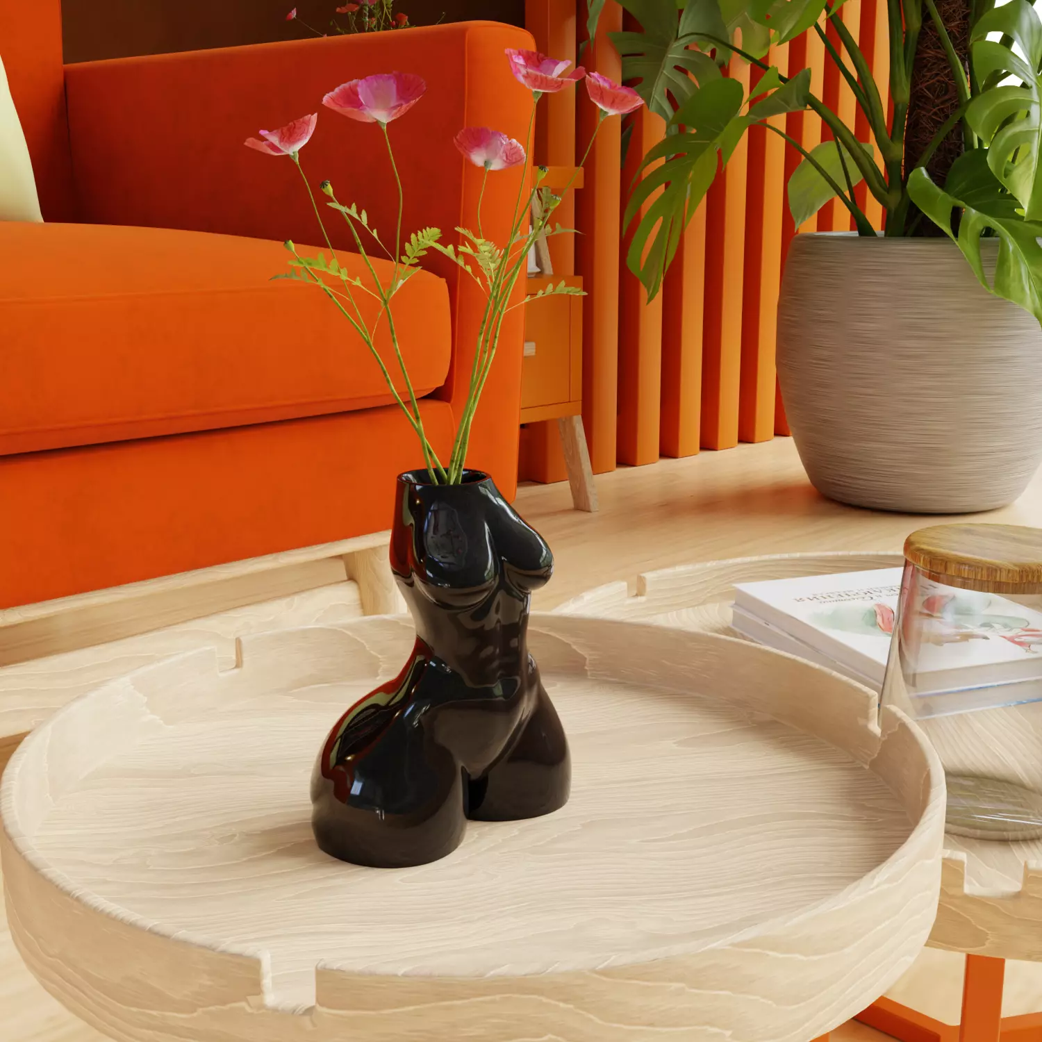 Feminine Body Vase 3D print model_3