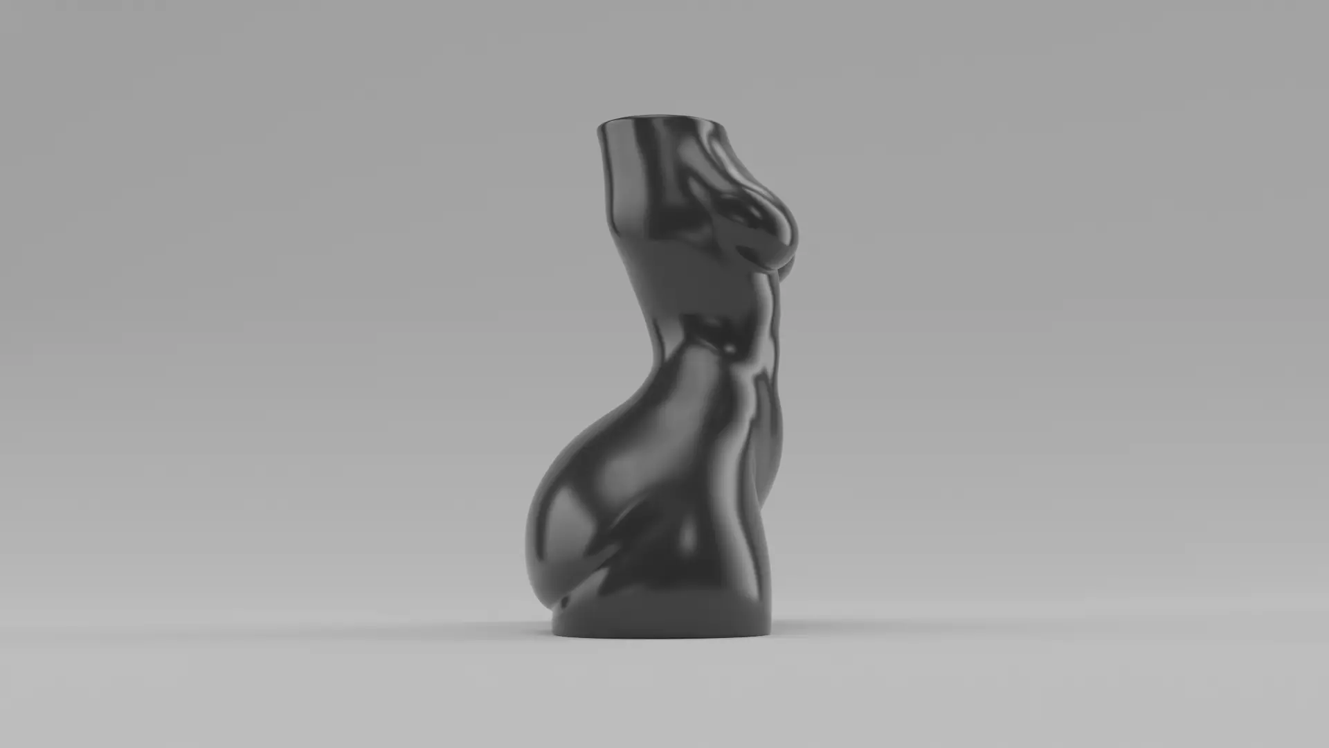 Feminine Body Vase 3D print model_5