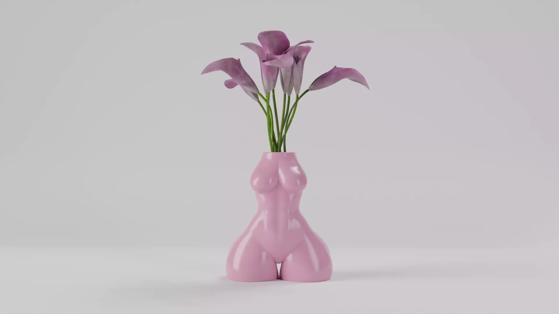 Feminine Body Vase 3D print model_1