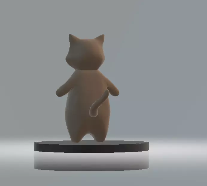 Cat Phone Stand 3d printable model 3D print model_1
