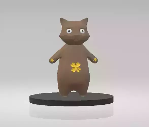 Cat Phone Stand 3d printable model 