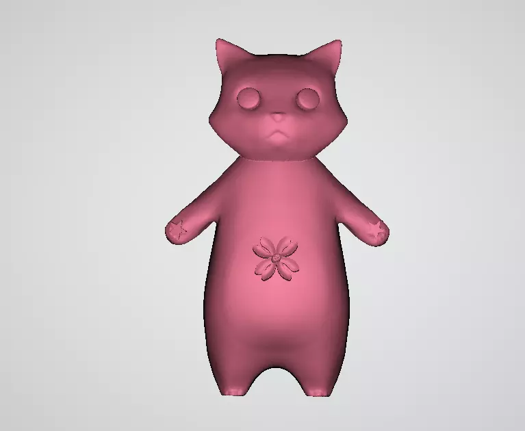 Cat Phone Stand 3d printable model 3D print model_4