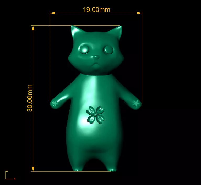 Cat Phone Stand 3d printable model 3D print model_3