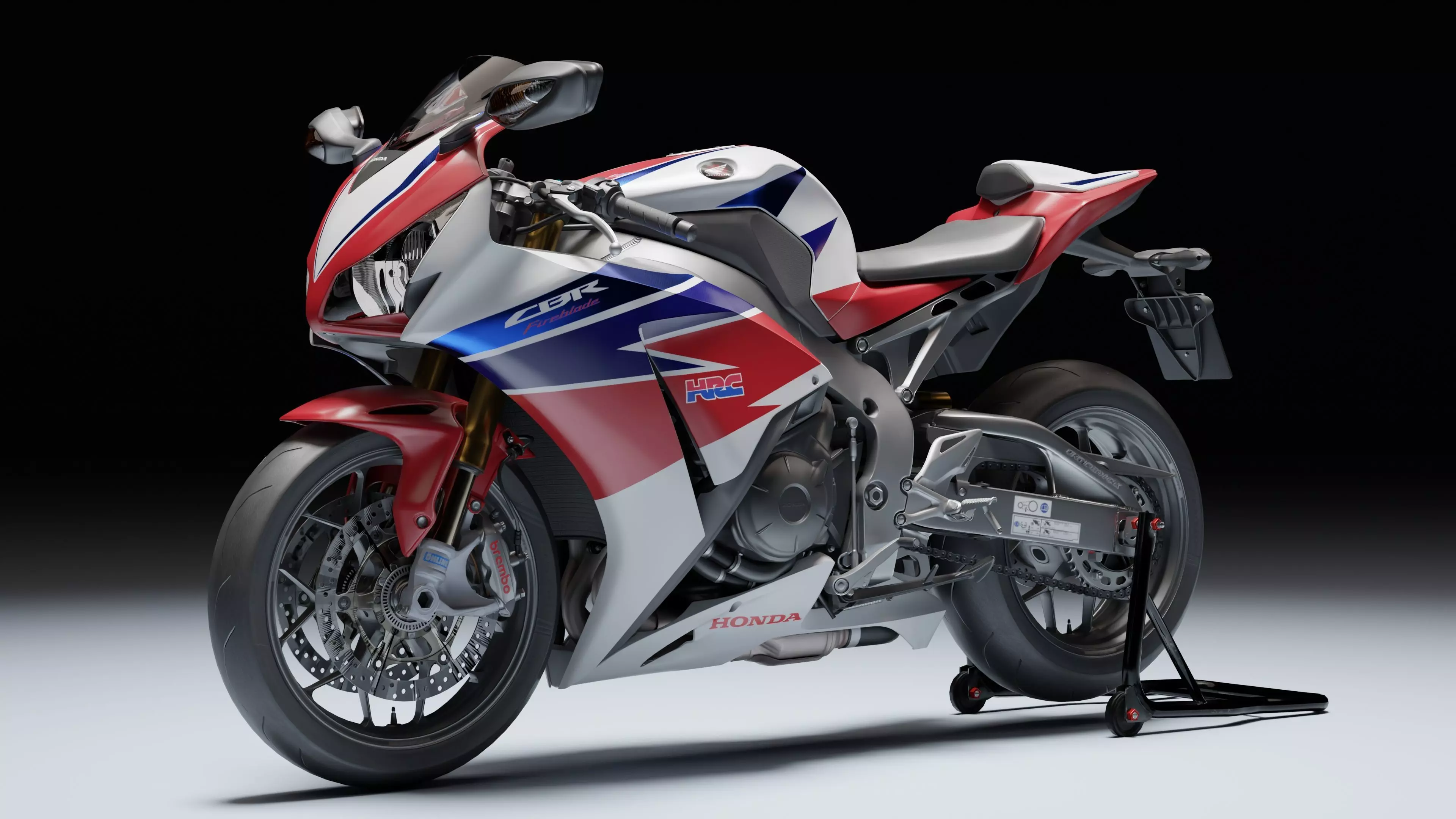 Honda CBR 1000RR Fireblade SP 2015 Low-poly 3D model_1