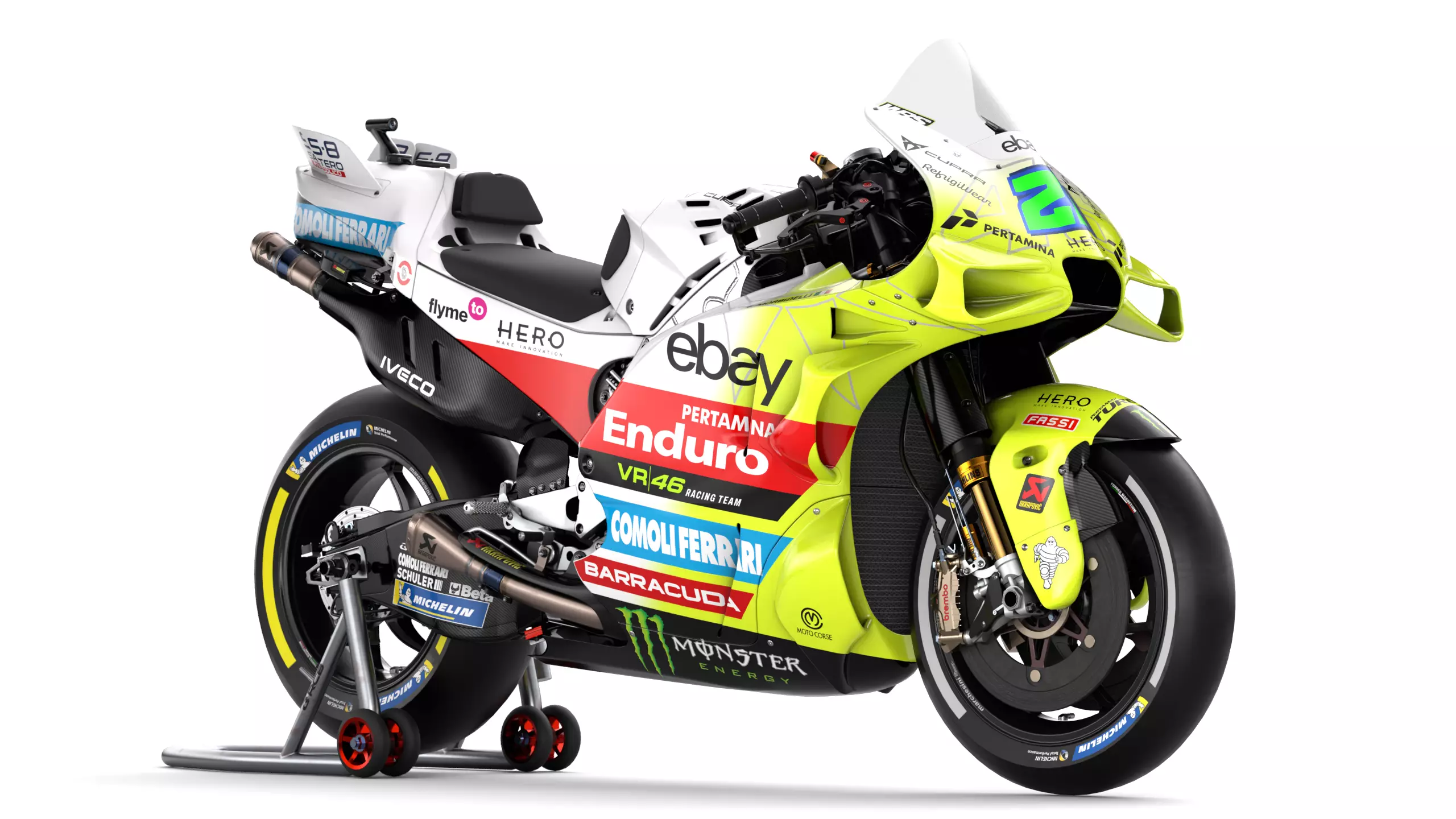 MotoGP Ducati Desmosedici GP - 2025 Pertamina Enduro Livery 3D model_7