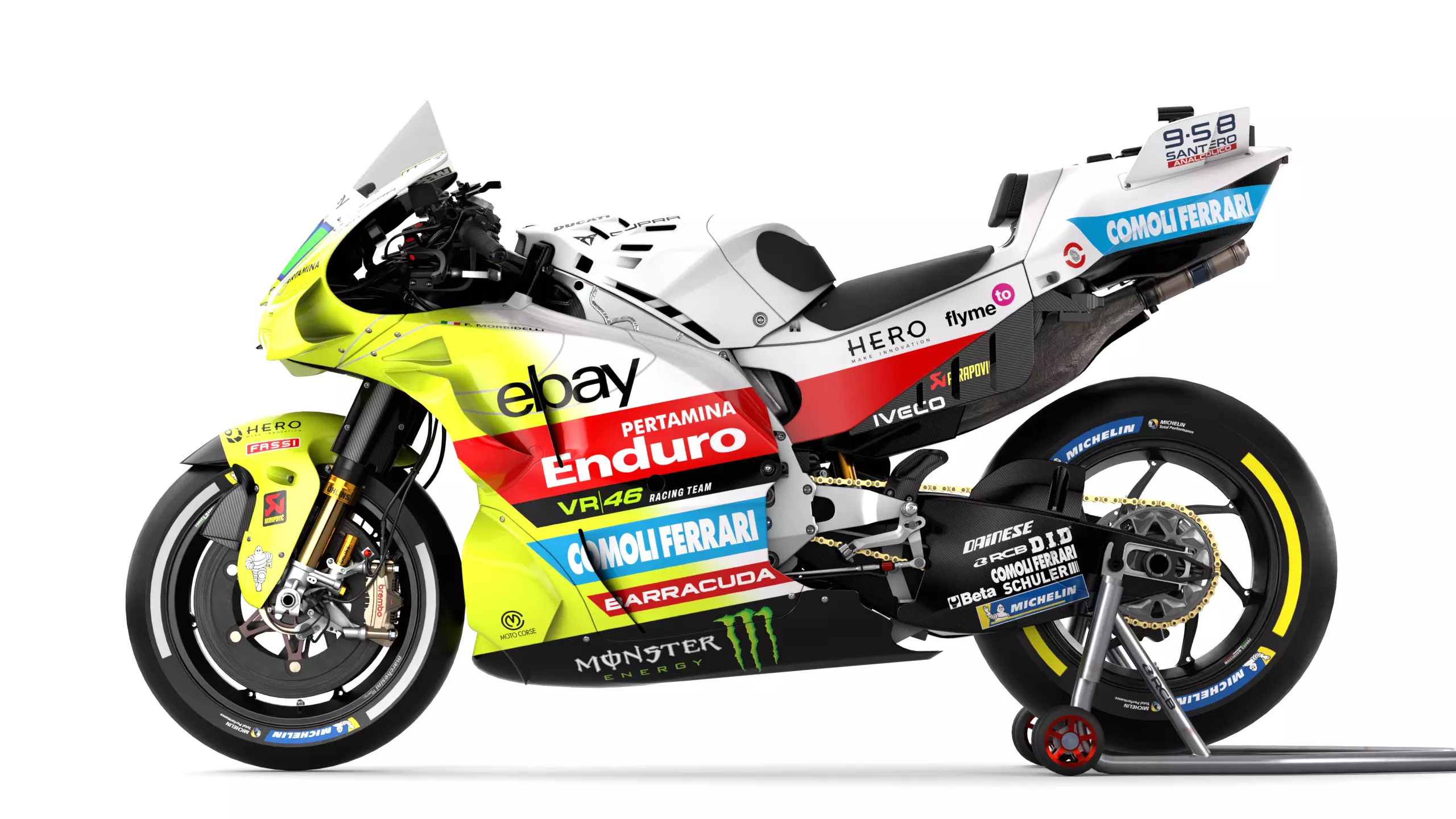 MotoGP Ducati Desmosedici GP - 2025 Pertamina Enduro Livery 3D model_2