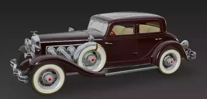 Antique car 3d model 3D model