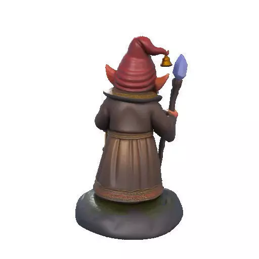 2299 Fairy Tale Gnome Color Full Body Figurine 3D print model_20