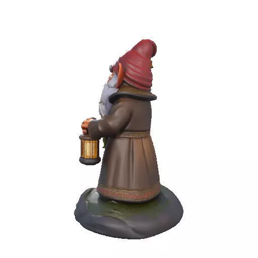 2299 Fairy Tale Gnome Color Full Body Figurine 3D print model_26