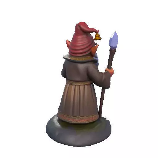 2299 Fairy Tale Gnome Color Full Body Figurine 3D print model_18