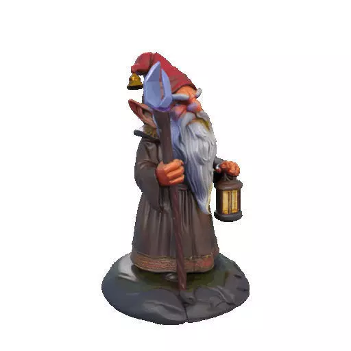 2299 Fairy Tale Gnome Color Full Body Figurine 3D print model_10