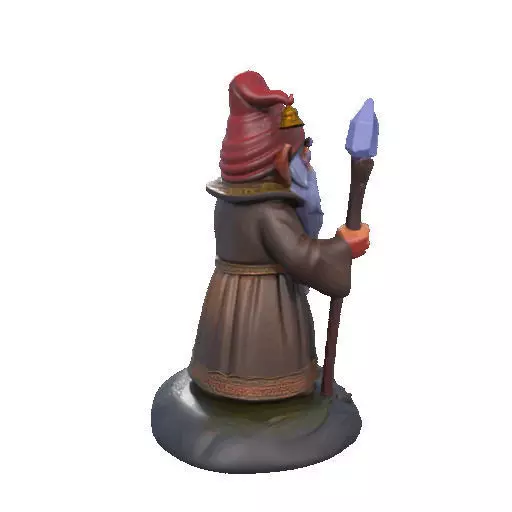 2299 Fairy Tale Gnome Color Full Body Figurine 3D print model_16