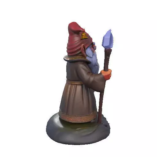 2299 Fairy Tale Gnome Color Full Body Figurine 3D print model_15