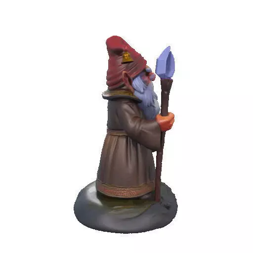 2299 Fairy Tale Gnome Color Full Body Figurine 3D print model_14