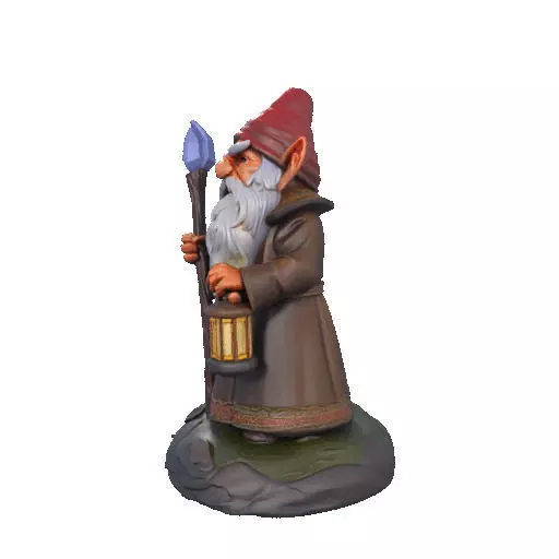 2299 Fairy Tale Gnome Color Full Body Figurine 3D print model_30
