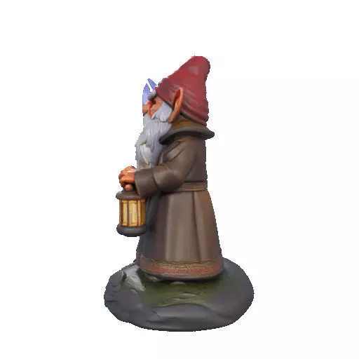 2299 Fairy Tale Gnome Color Full Body Figurine 3D print model_28
