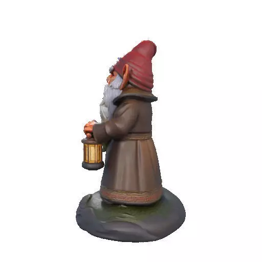 2299 Fairy Tale Gnome Color Full Body Figurine 3D print model_27