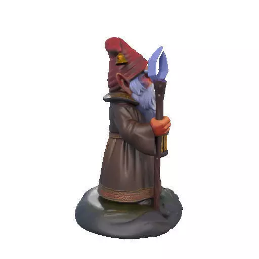 2299 Fairy Tale Gnome Color Full Body Figurine 3D print model_13