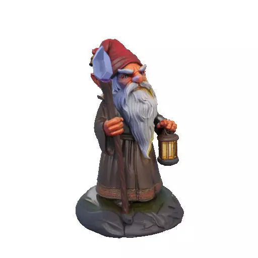 2299 Fairy Tale Gnome Color Full Body Figurine 3D print model_9