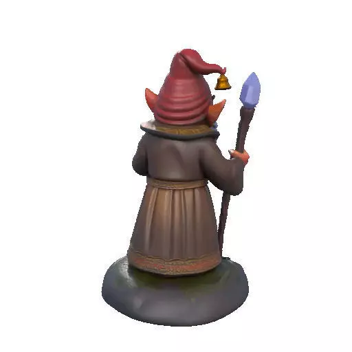 2299 Fairy Tale Gnome Color Full Body Figurine 3D print model_19