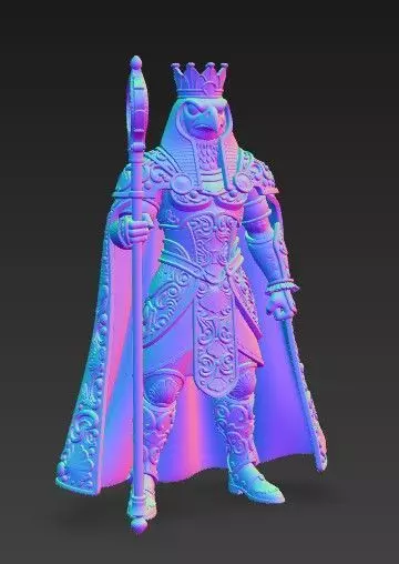 The Pharaohs Guardian 3D print model_25