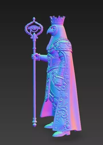 The Pharaohs Guardian 3D print model_32