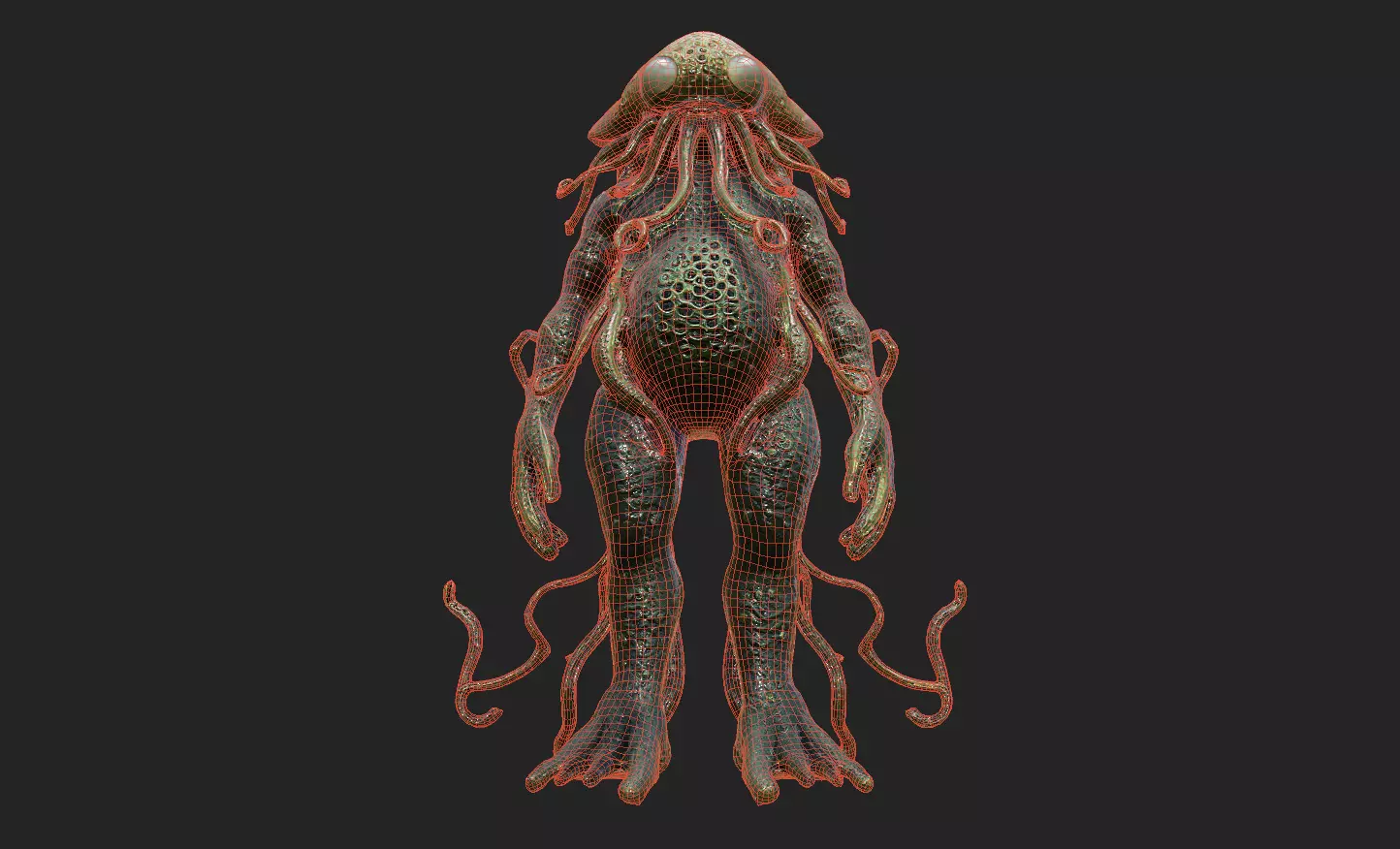 Monsters Pack 4 Low-poly 3D model_22