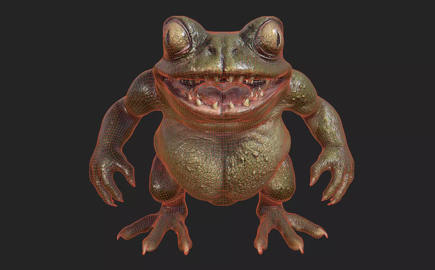 Monsters Pack 4 Low-poly 3D model_24