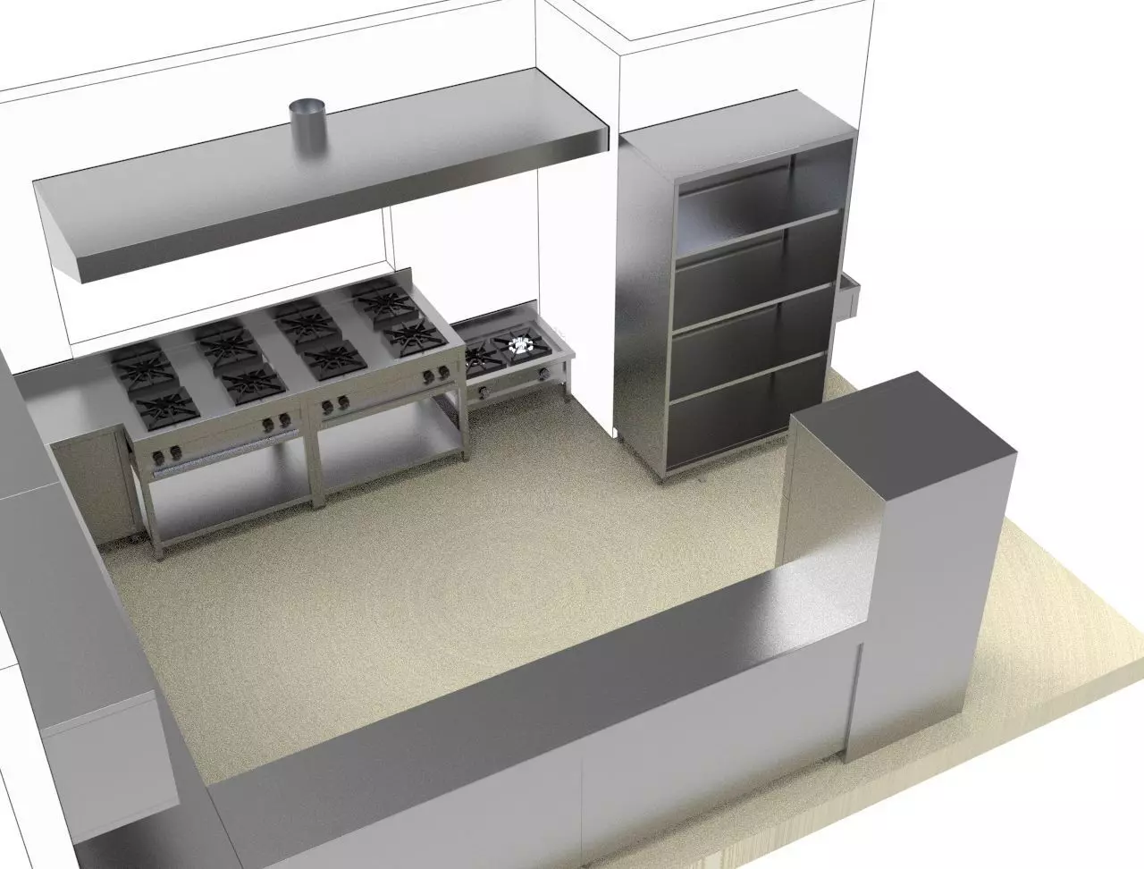 kitchen 20 3D model_12