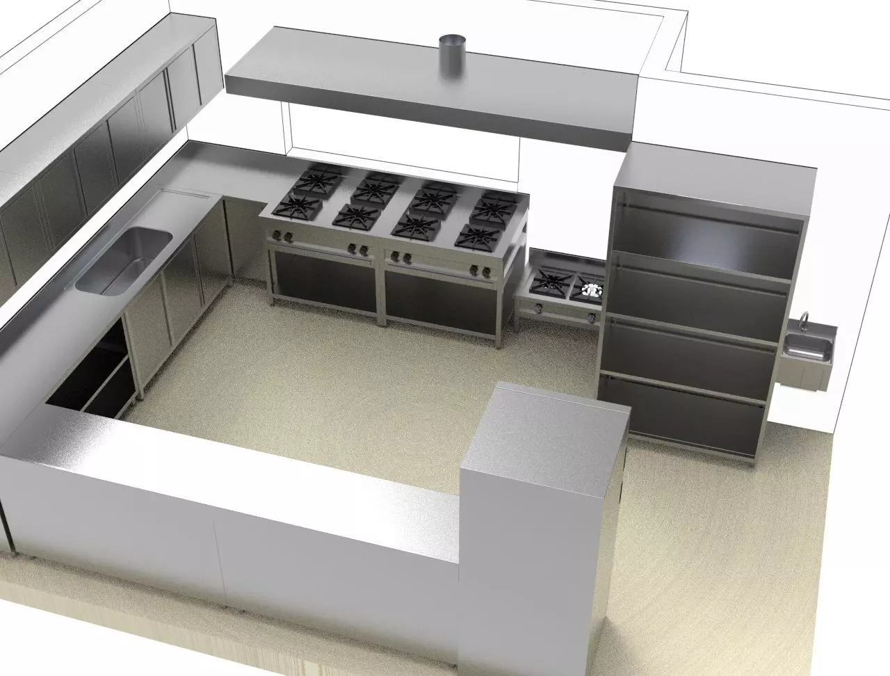 kitchen 20 3D model_11