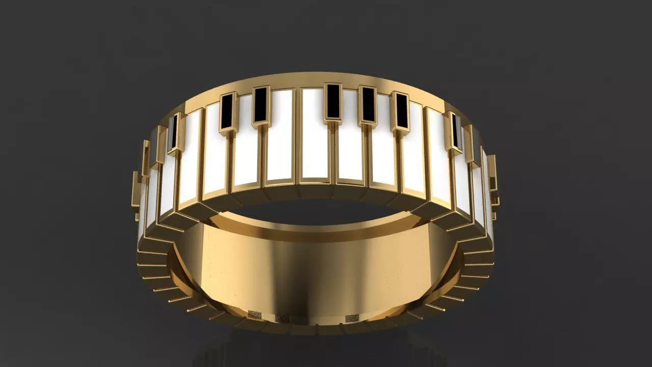 Ring Piano 3D print model_0