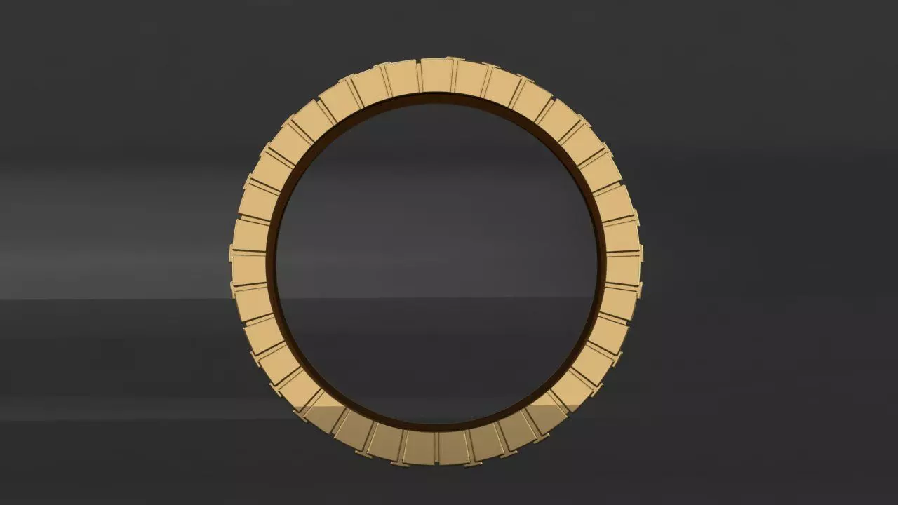 Ring Piano 3D print model_2