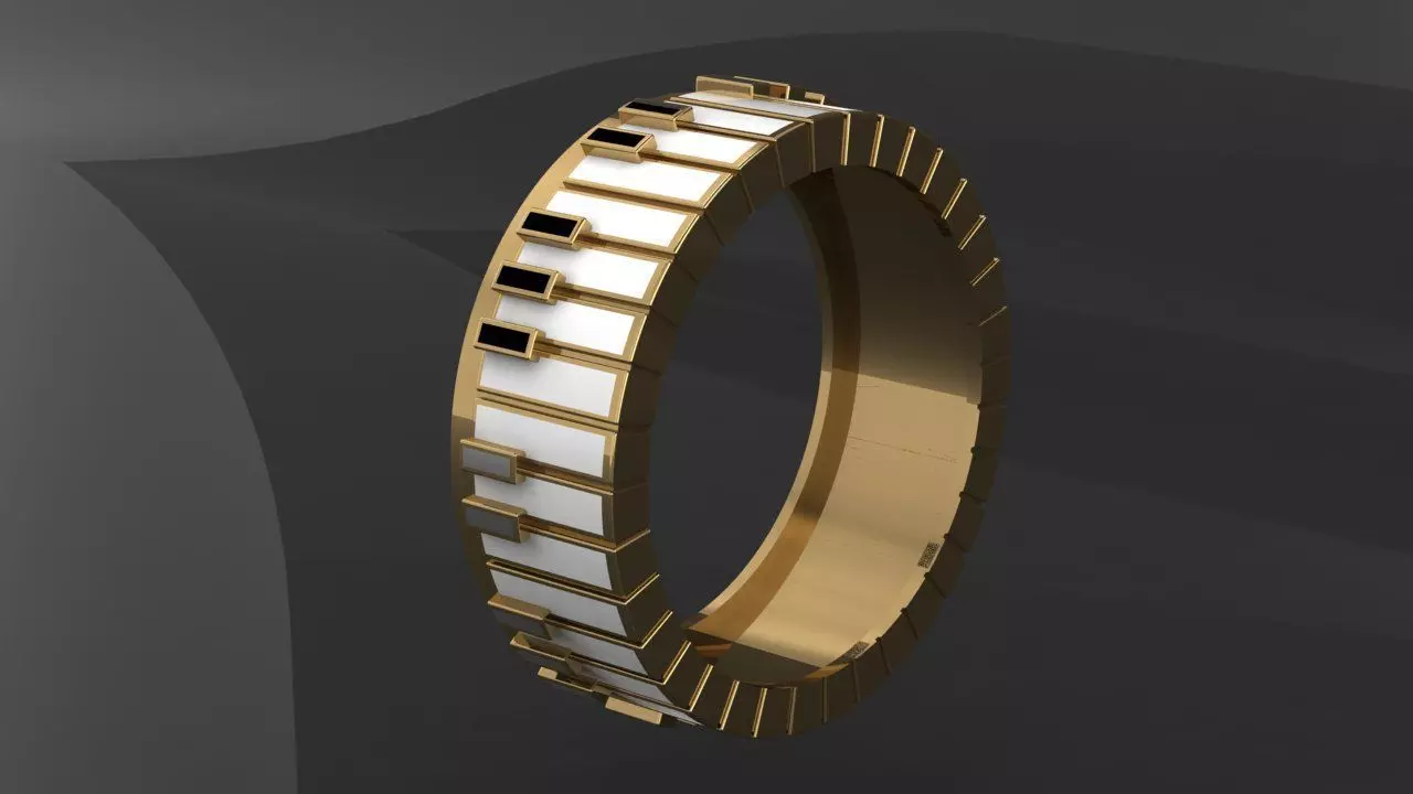 Ring Piano 3D print model_7