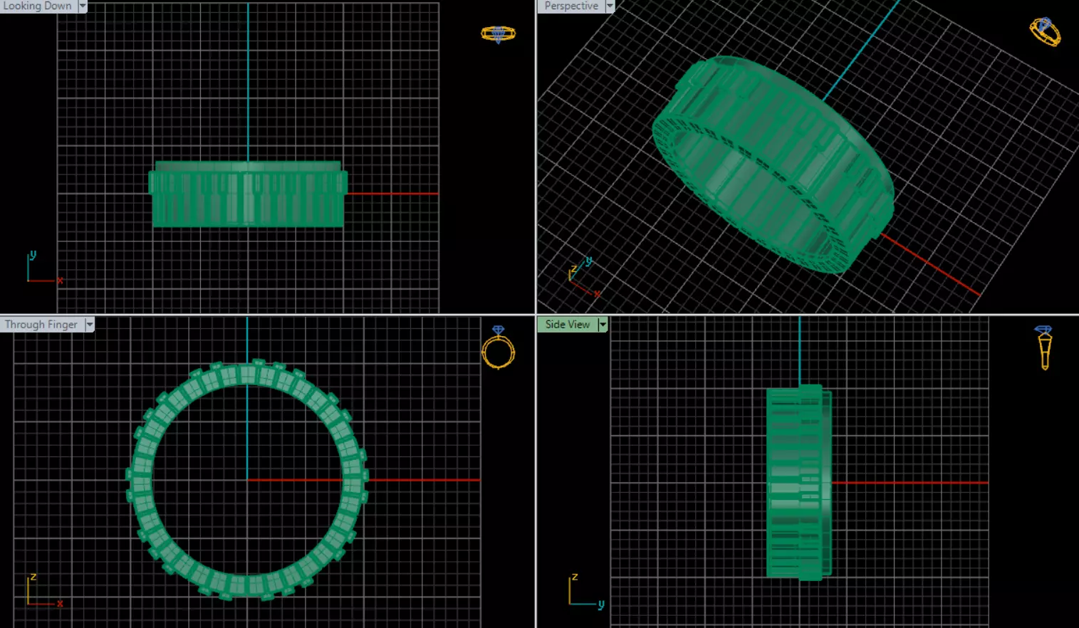Ring Piano 3D print model_10