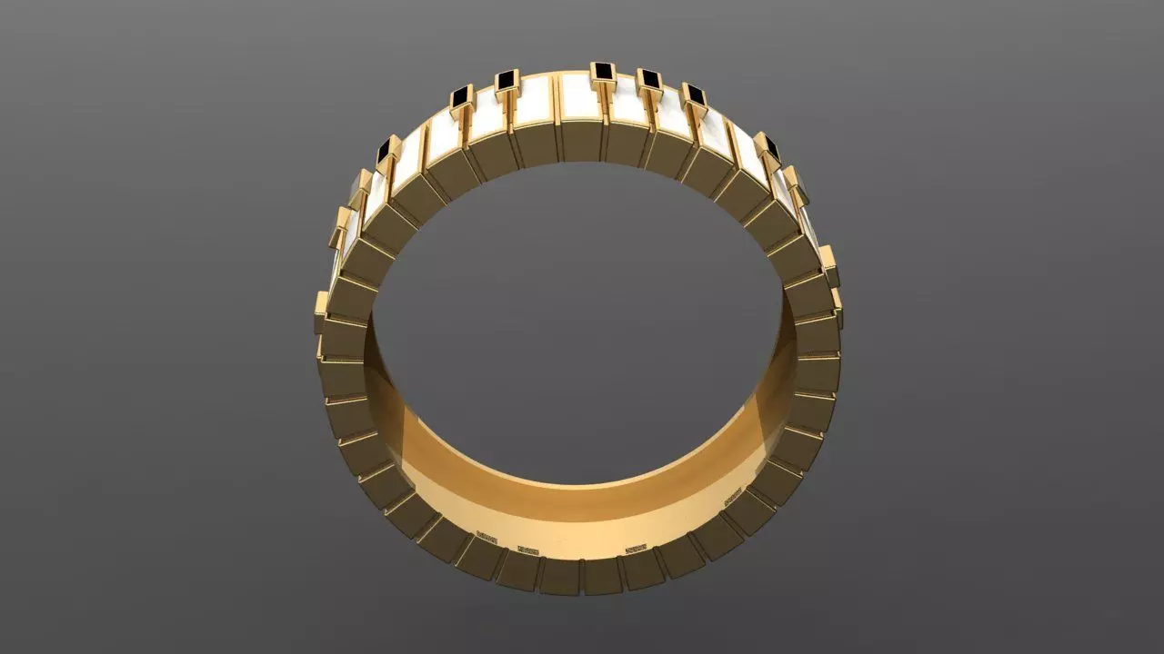 Ring Piano 3D print model_6