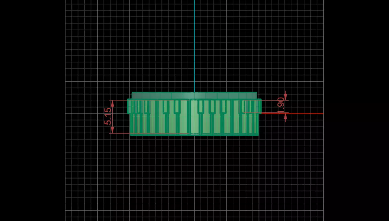 Ring Piano 3D print model_13