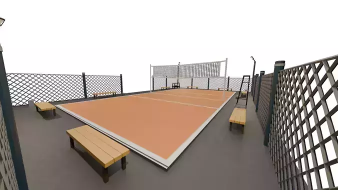 VOLLEYBALL COURT 3D model