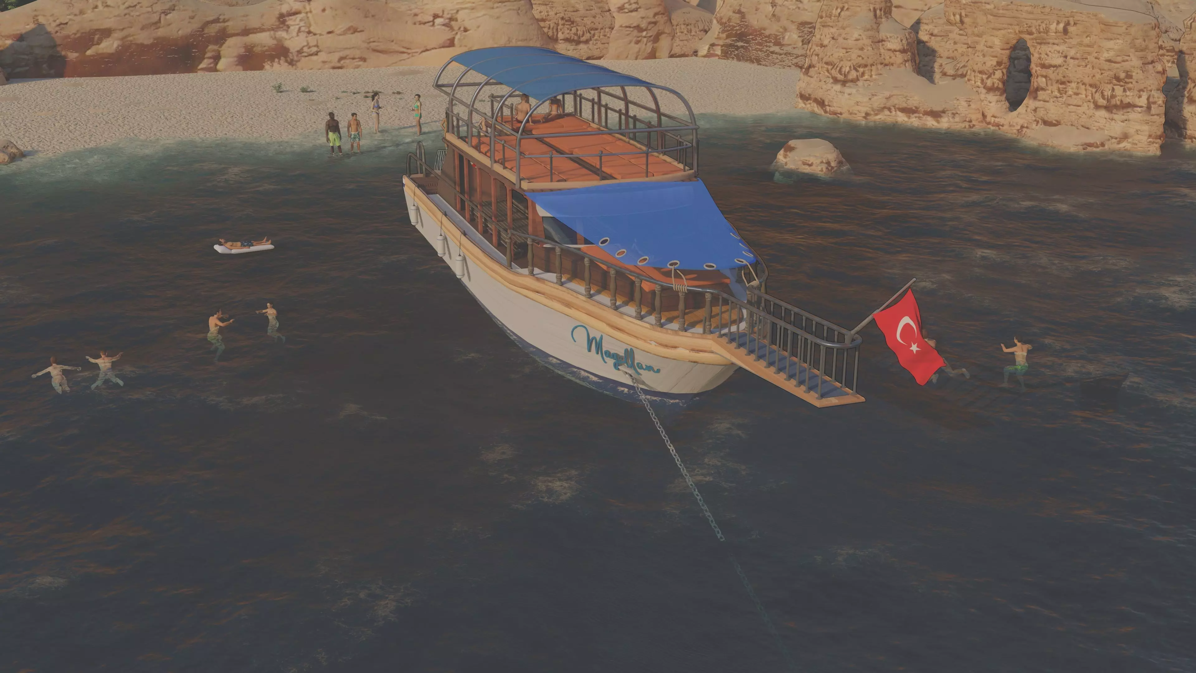 Magellan Trip Boat 3D model_3