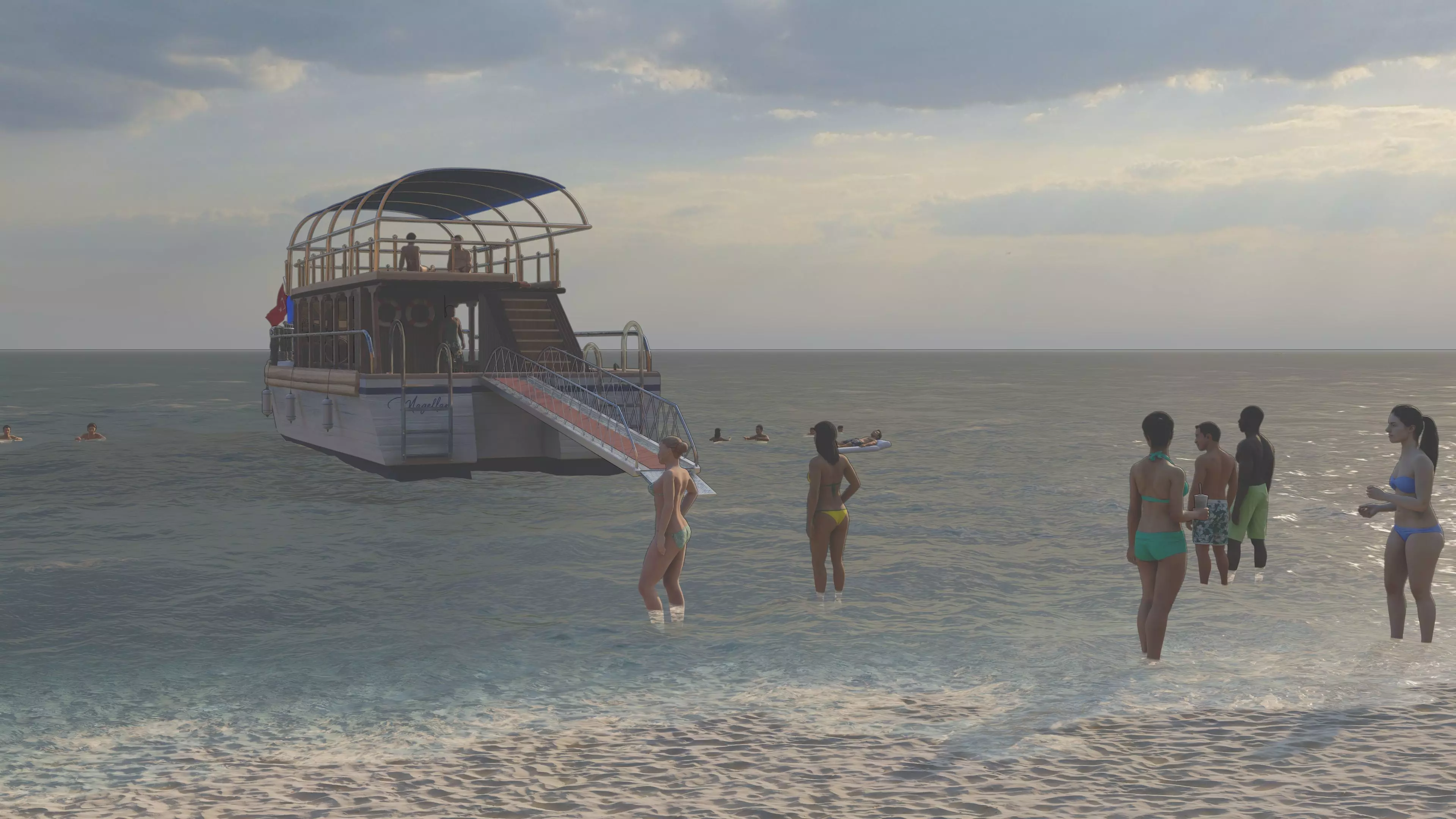 Magellan Trip Boat 3D model_1