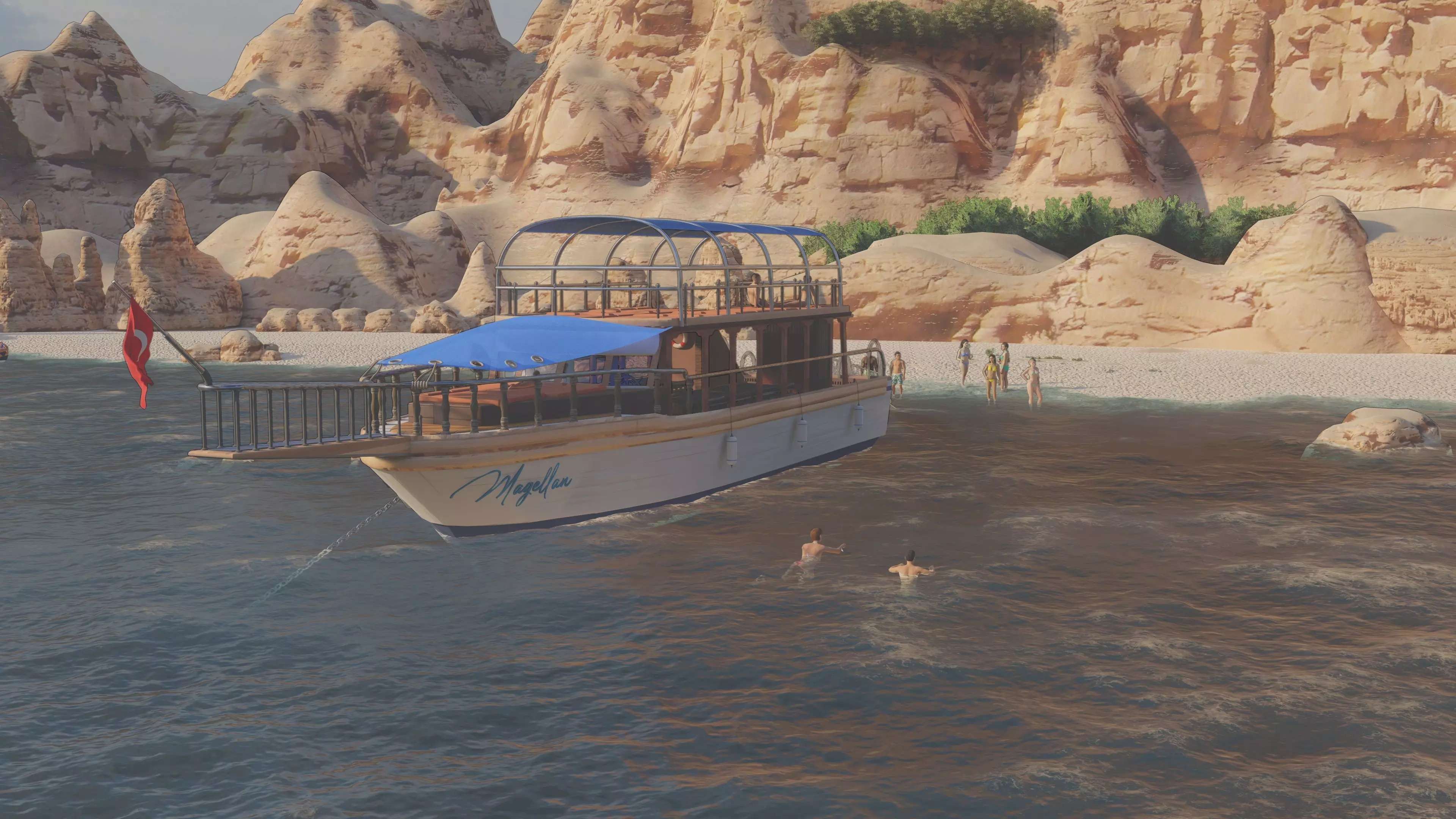 Magellan Trip Boat 3D model_2