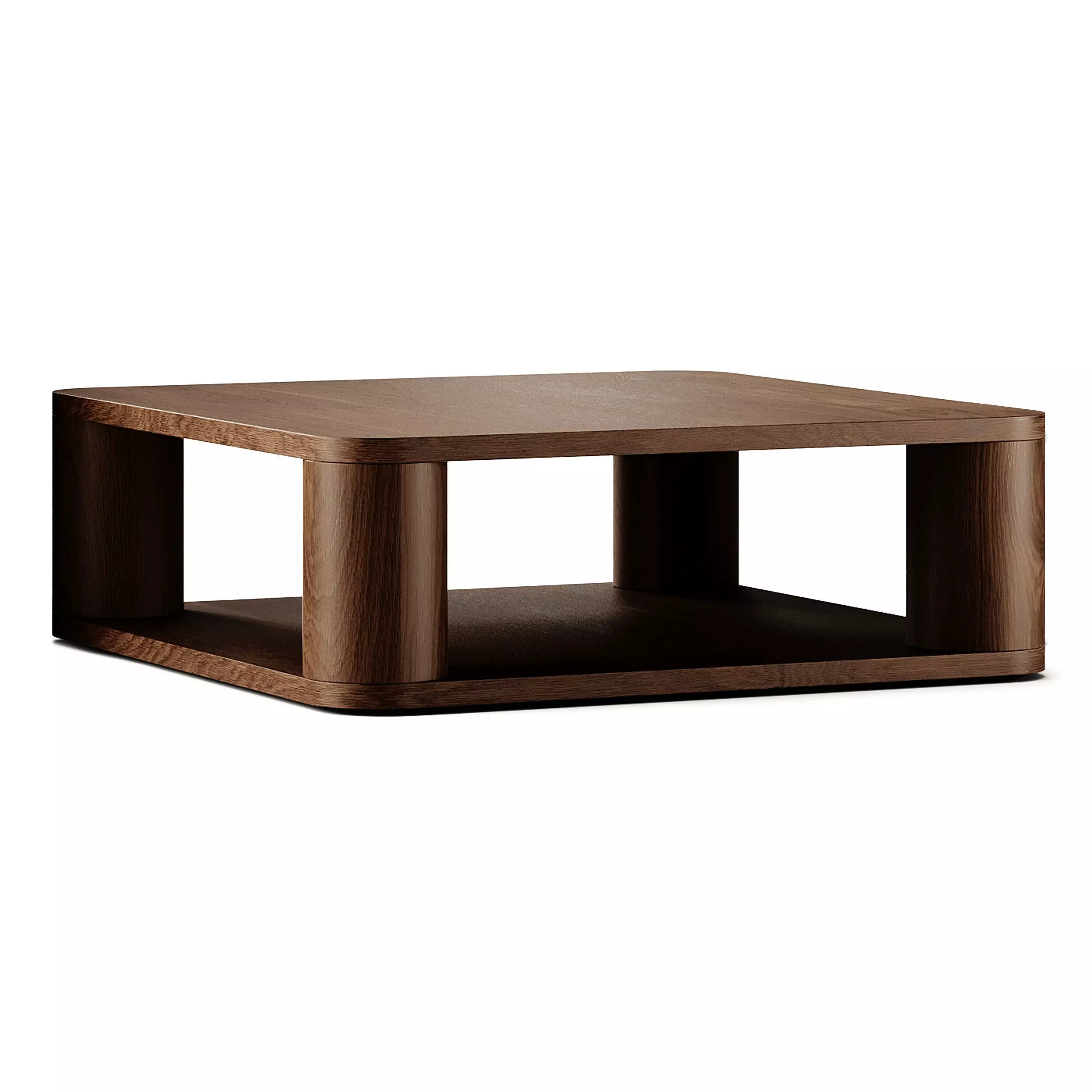 Crate and Barrel Oakhurst Coffee Tables 3D model_1