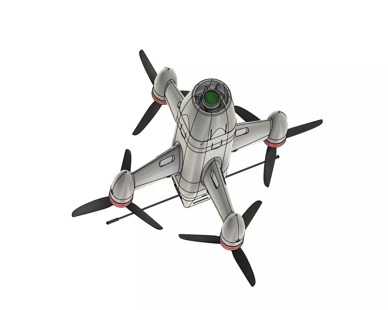 FPV Speed Drone 3D model