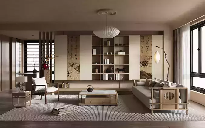 Chinese Song - style living room