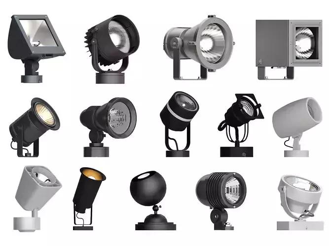 Stage - Light Low-poly 3D model