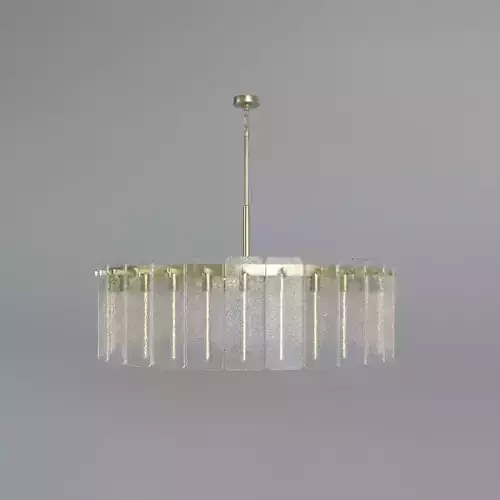 RH CALAMETTE GLASS ROUND CHANDELIER 48
