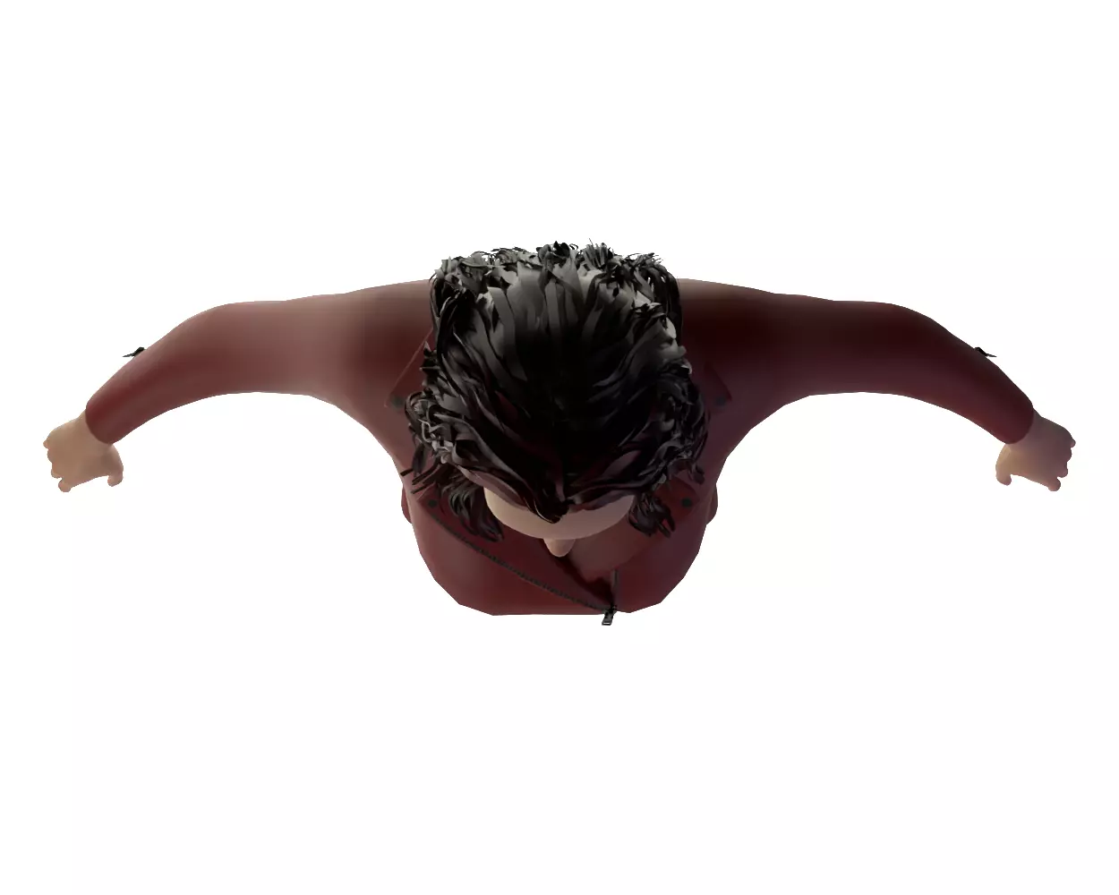 Urban Fighter - Stylized Female Character 3D model_9